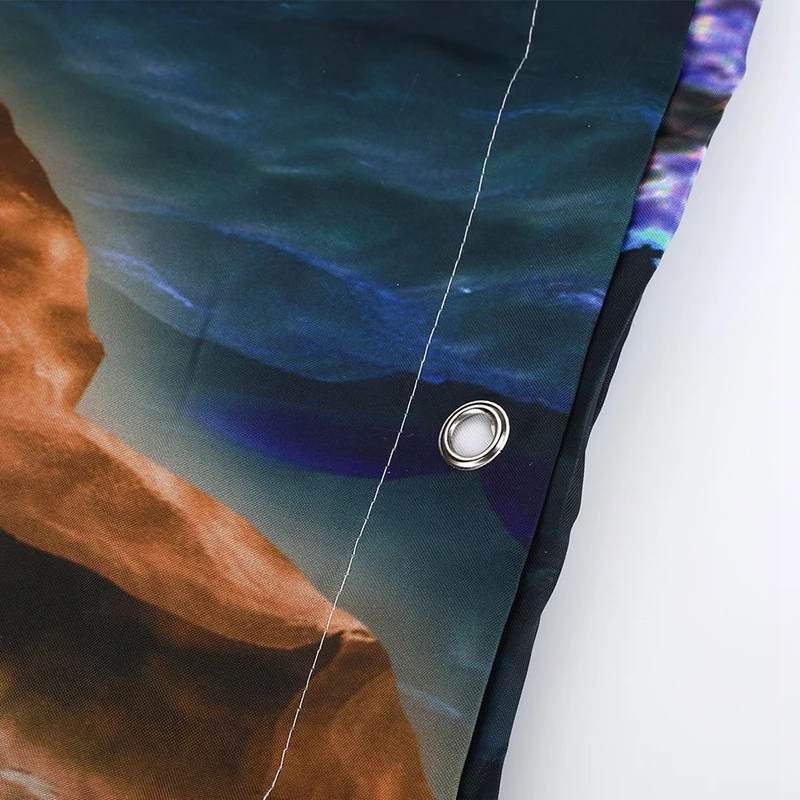 Водонепроницаемый Дельфин глубокие шторы с морским принтом Полиэстер океан занавеска для душа для ванной пьедестал ковер крышка унитаза коврик для ванной Декор