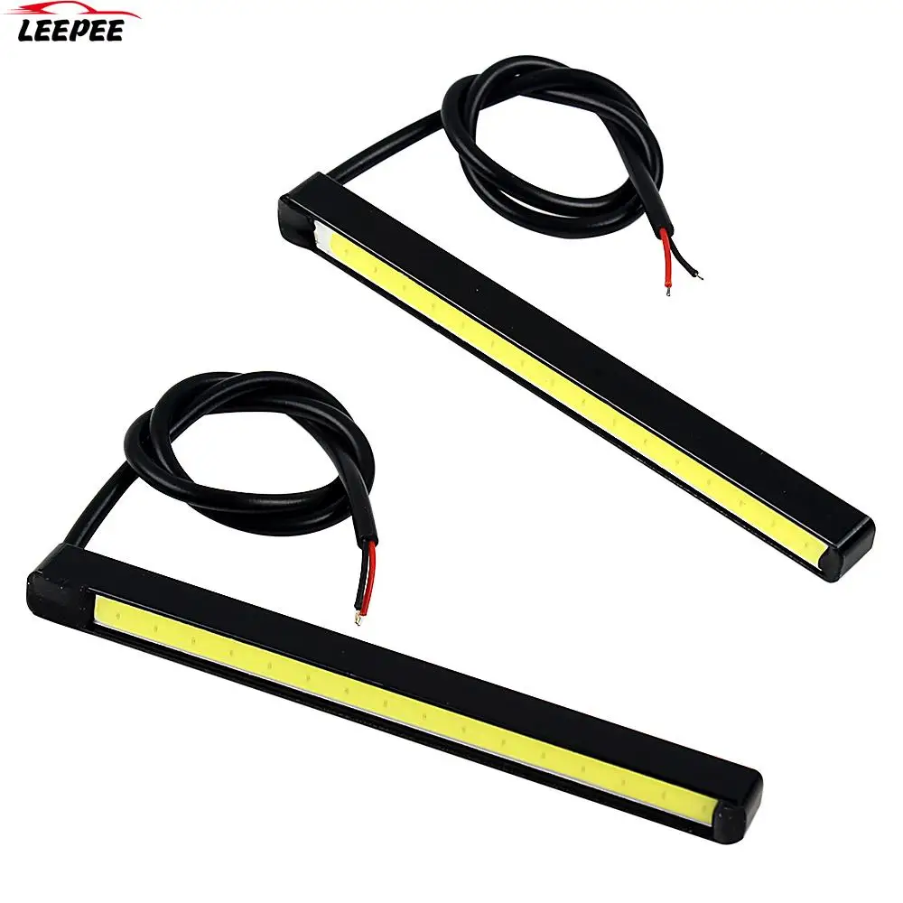 2 шт. вождения Противотуманные огни автомобиля-Стайлинг автомобиля DRL 10,5 см DC 12V COB светодиодный дневные ходовые огни 2 шт. вождения Противотуманные огни автомобиля-Стайлинг автомобиля DRL 10,5 см DC 12V COB светодиодный дневные ходовые огни