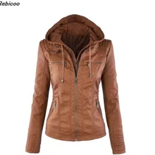 Новая замшевая куртка Женская весенне-осенняя куртка на молнии топы пальто Европейская Съемная короткая верхняя одежда с капюшоном