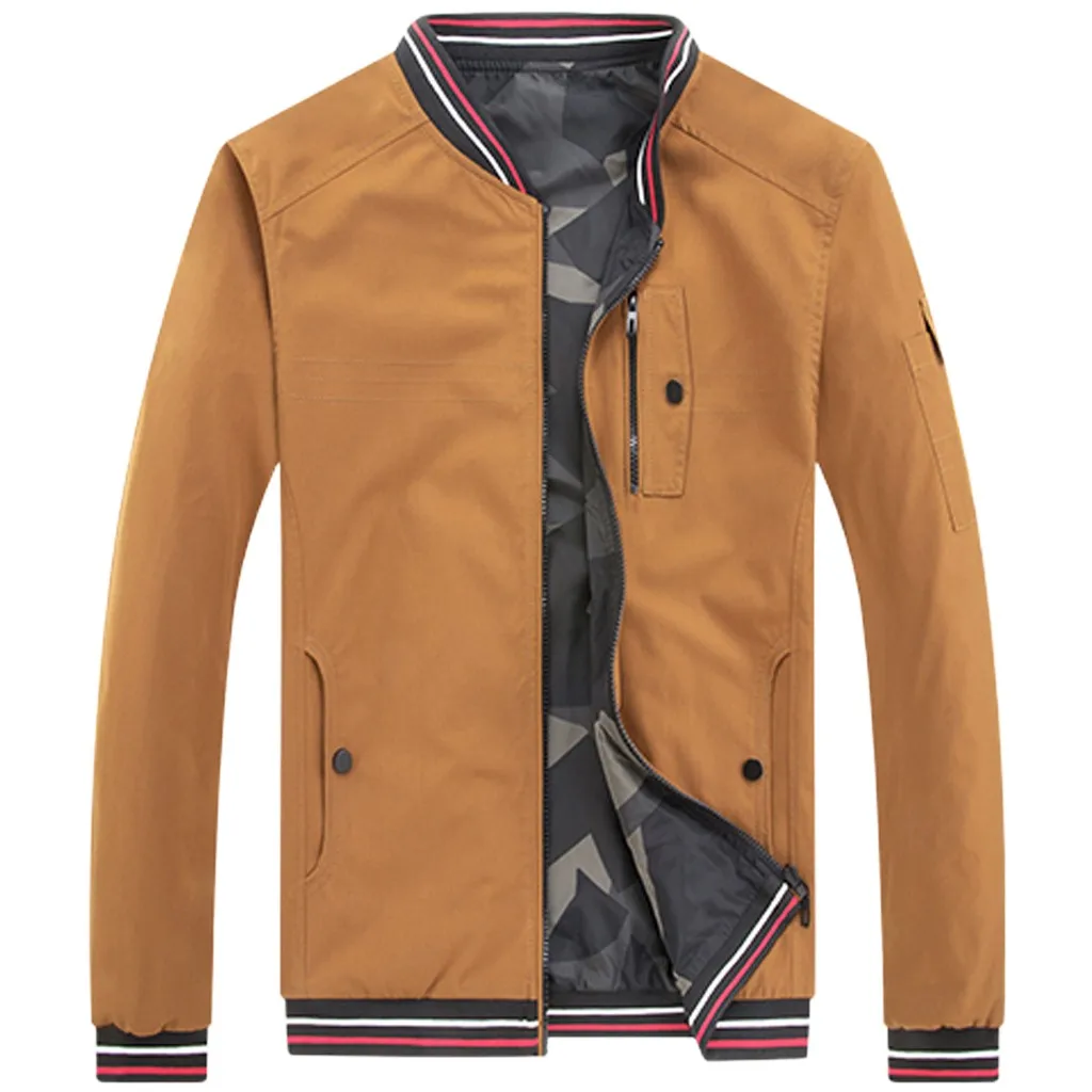 Куртка мужская бейсбольная куртка кэжуал весна осень мода Slim Fit Мужская куртка тонкие куртки брендовая повседневная куртка наивысшего качества@ FO