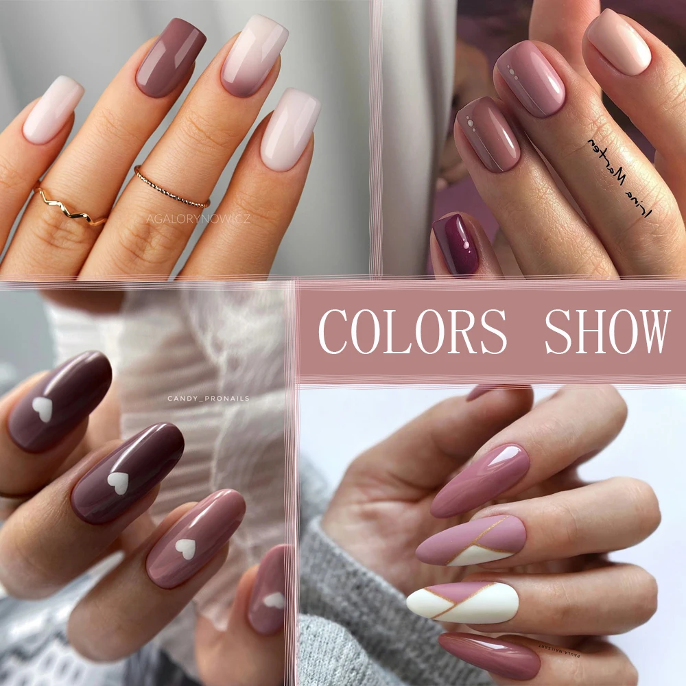 Buy wine pink Nails for Women by GLIMMER Online | Ajio.com