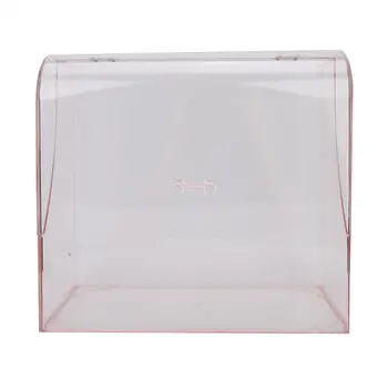 

Transparnt Desktop Cosmetics Storage Box Dustproof Toner Makeup Remover Organizer