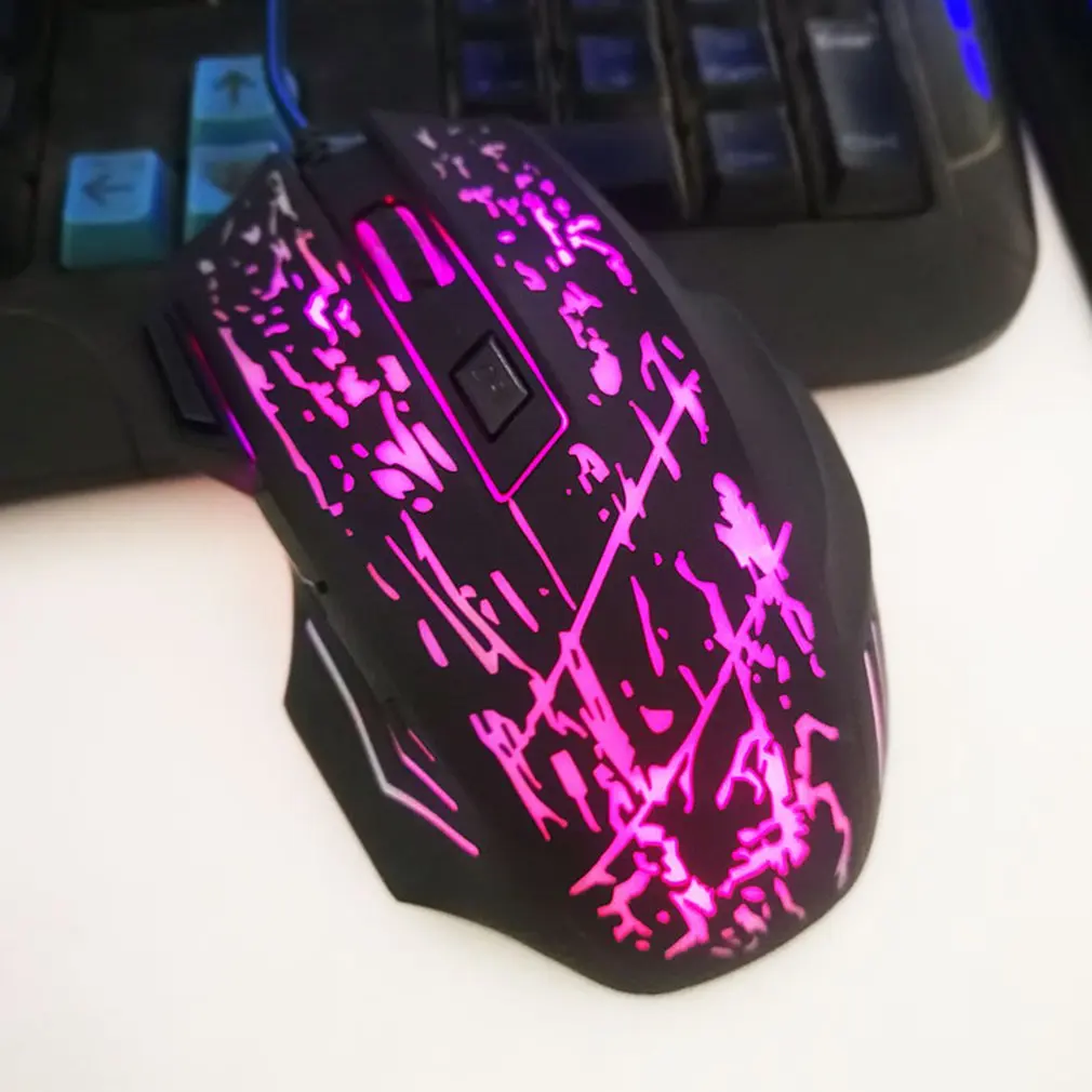 5500 dpi игровая мышь 7 светодиодный проводной USB оптическая для Pro Gamer est|Мыши| |