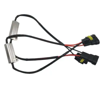 

New 4pcs LED fog lamps resistance LED fog lamps decoder 9005/9006/HB3/HB4 resistance line LED fog lamps decoding resistance