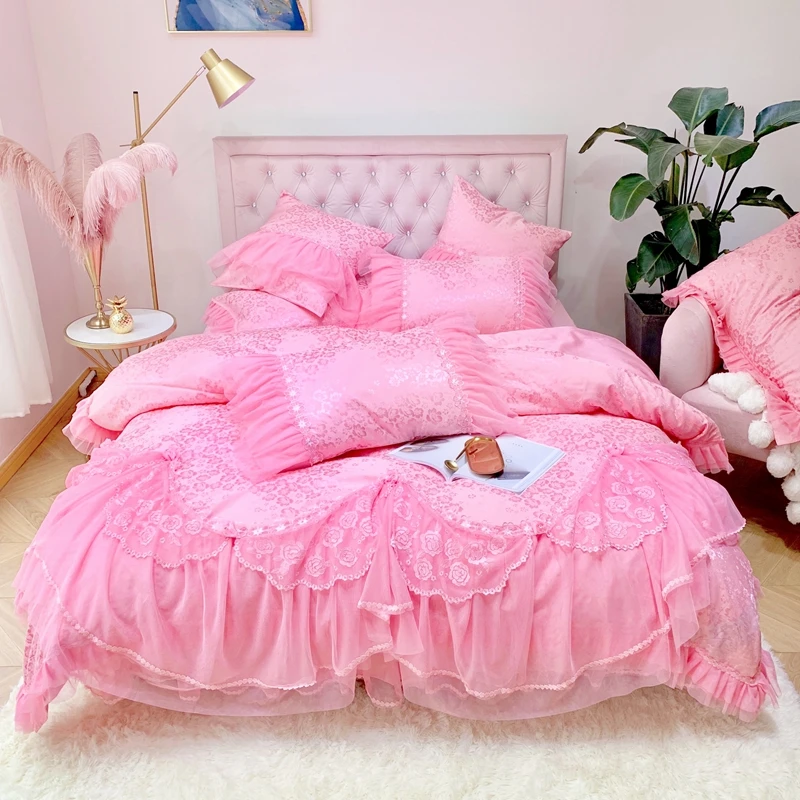 100% хлопковое постельное белье Свадебные комплекты постельного белья Королева