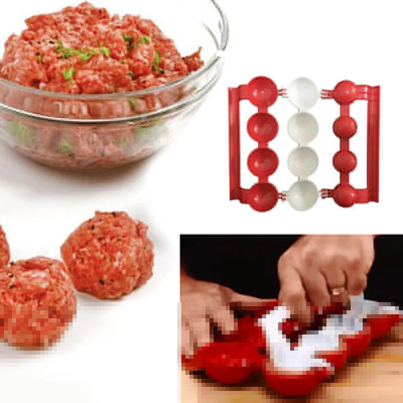 Инструмент для столовой, мясной совок, мячик, рыба, митболы, форма Diy Meatball Maker Pro, рождественские кухонные приборы, домашние Вечерние
