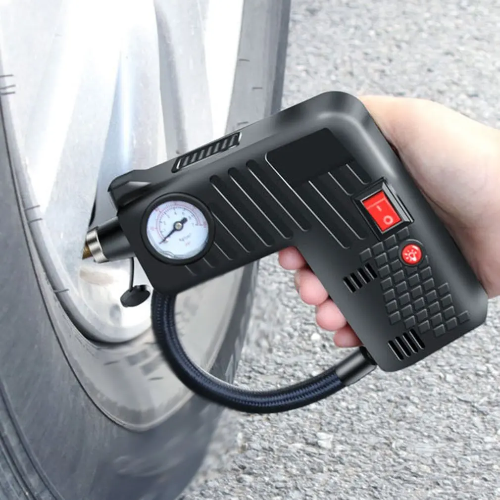 12V Digital Smart Car Air Compressor Pump Portable Handheld Car Tire Inflator Electric Air Pump Repair Tool Accessories