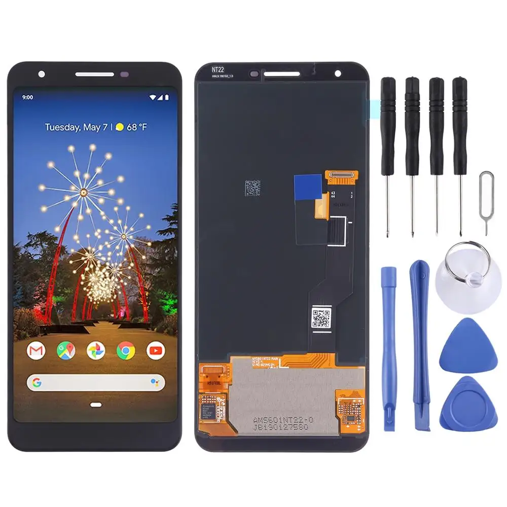 

100% Tested Repair Parts For Google Pixel 3a XL LCD Display+Touch Screen Glass Panel Assembly+Tools