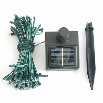 

17M 100 LED Red Fairy Lights Solar Power Christmas Xmas Wedding Garden Party