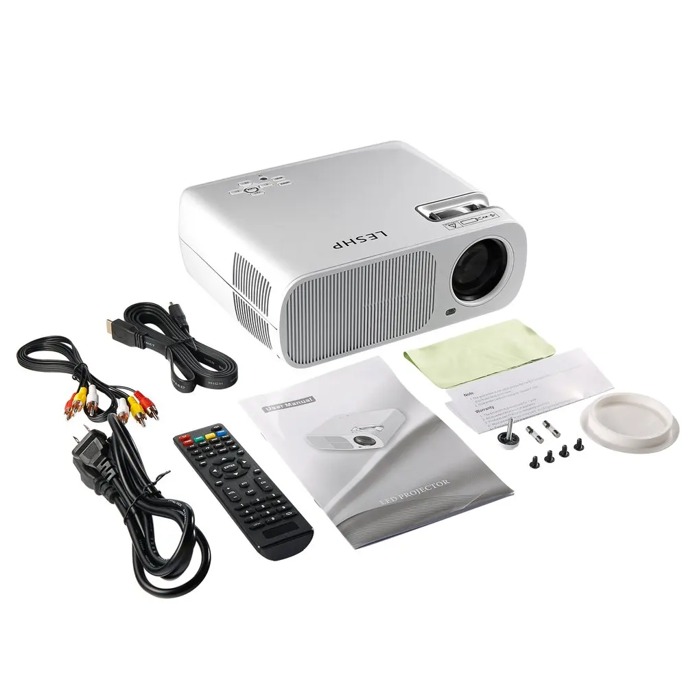 

Video Projector 2600 LM Home Cinema Theater Support 1080P HD 3D with 5.0 Inch LCD TFT Display + Free HDMI BL20