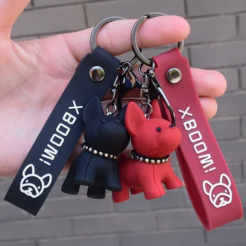 

Creative cartoon puppy Substance Keychain Men's Women's Puppy Key Chain Pendant Method Pendant Car Key Pendants