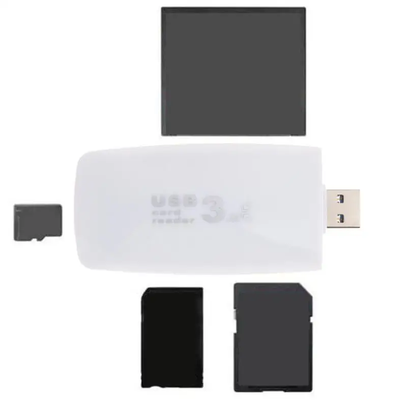 Высокоскоростной USB 3,0 Все в 1 SD TF CF XD M2 MS Flash MemoryCardReader адаптер
