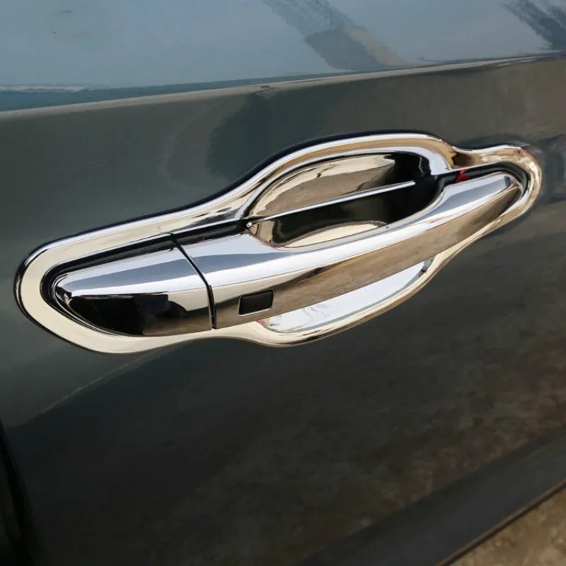 FUNDUOO для hyundai Tucson хромовые автомобильные дверные ручки чаши чехол накладка Стикеры автомобиля Средства для укладки волос