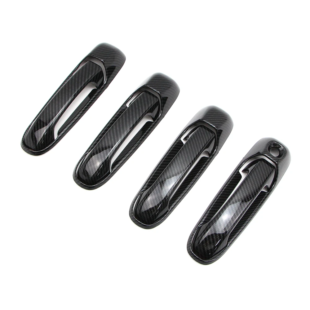

Door Handle Cover for Mitsubishi Raider 2006-2009 Chrysler Aspen 2007-2010 Carbon Fiber Style Exterior Molding Trim