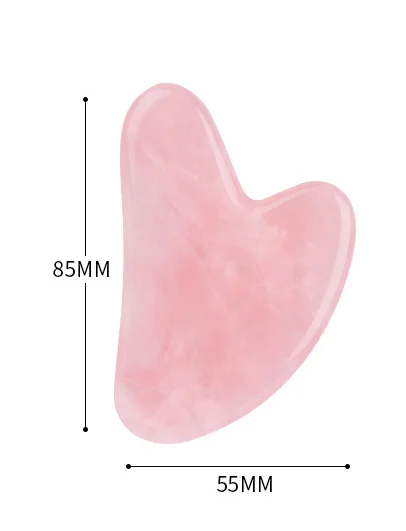 100% Natural Jade Stone Gua sha Board Massage Rose Quartz Guasha Plate For Face Neck Back Beauty Health Massage Tools