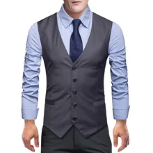 Мужской повседневный деловой жилет, приталенный костюм, жилет, Мужская одежда, жилет, для свадьбы, для работы, для отеля, для работы, одежда