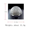 Milangirl Round Rings Men's   Iced Out Cubic Zircon Jewelry Ring s  s for men ► Photo 2/6