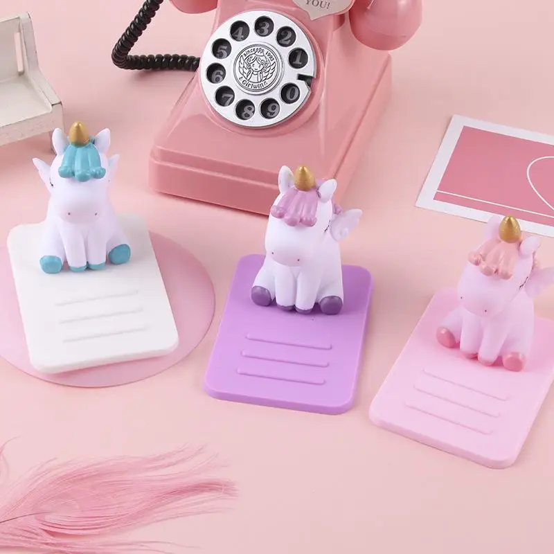 

Unicorn Phone Holder Office Stand Sucker Tablets Desk Sucker Design High Quality Smartphone Holder for Xiaomi Oppo Huawei Iphone