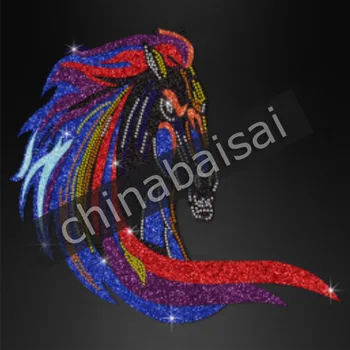 

Bling Glitter Elegant Horse Decorate With Rhinestone Transfers