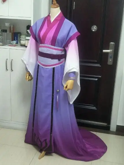 Аниме Grandmaster of Demonic Cultivation Yu Ziyuan Косплей Костюм Цзян Чэн платье для мамы MO DAO ZU SHI костюмы для косплея ханьфу - Цвет: Costume
