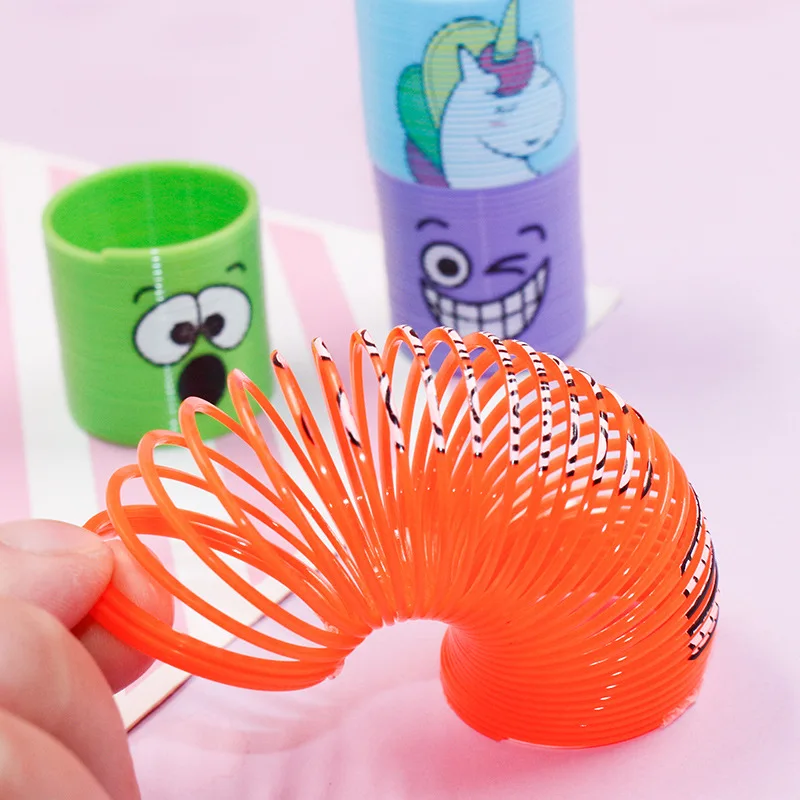 Mini Rainbow Magic Springs Toys 12pcs Unicorn Gift Birthday Party Present Souvenir Giveaway Gifts Kids Children Pinata Fillers party toys magic springs toys toy gift filler spring toys