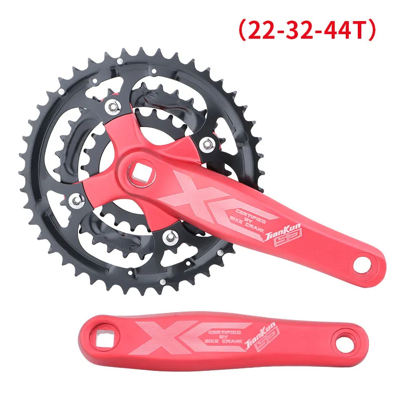 

8/9/24/27 Speed 22/32/44T Mountain Bike Crankset Detachable BCD 104 Aluminum Alloy Bike Crank Set Chainwheel Bicycle Parts