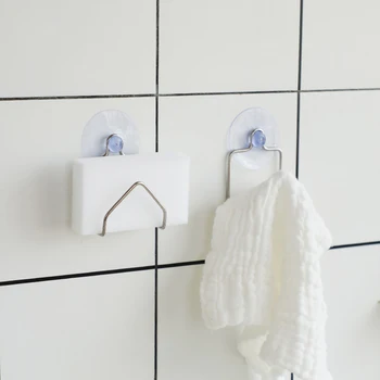 

Cloth Shelfstainless Steelsuction Cupkitchencleaning Sponge Holder Drain Rack
