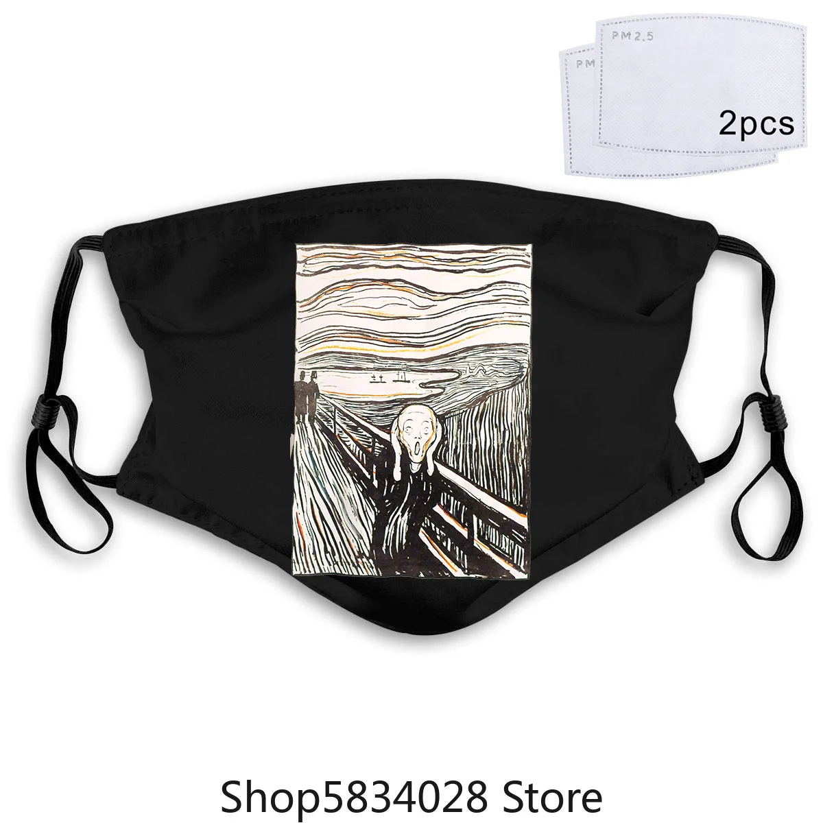 Old Skool Hooligans арт оригиналы Edvard Munch/T маска Крик офсетная печать версия | Аксессуары