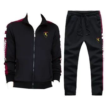 

Men's Walk Zipper Gym TrackSuit Sport Jacket Suit Set Trousers Jogging Bottom Top Sweatsuits Blazer Train track suit