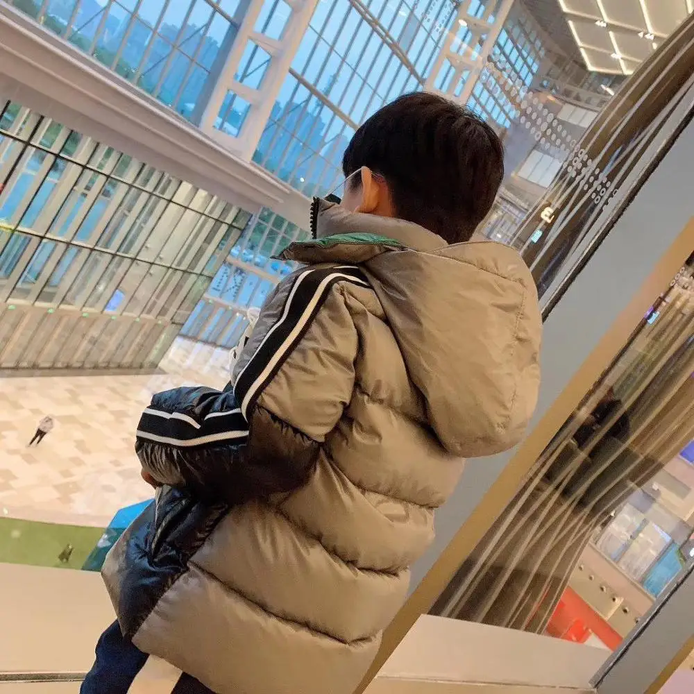 

newest Kids Duck Down Jacket Winter Brand Boys Girls pink Warm Hoodies Coat Baby Teens Children Thicken Outwear Clothes Suit
