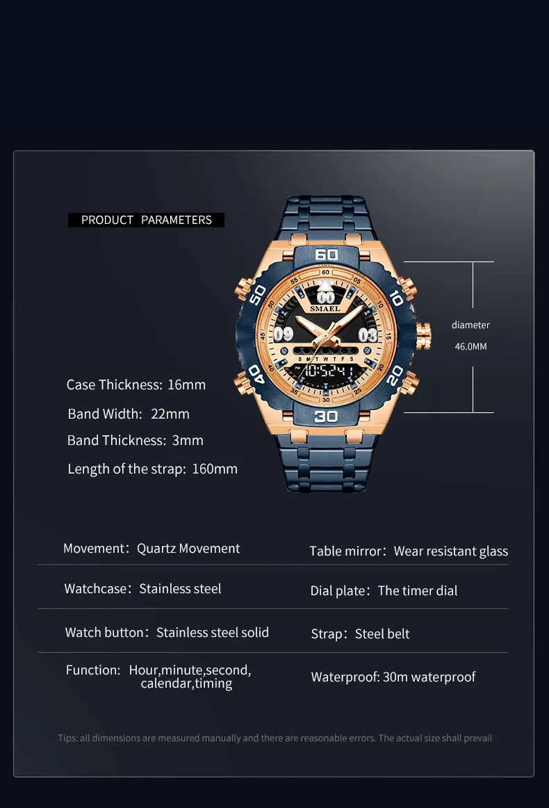 SMAEL Watch Male 2021 Sports Digital Watches Men Waterproof Steel Military Quartz Watch For Men Wristwatch Relogio Masculino SMAEL Watch Male 2021 Sports Digital Watches Men Waterproof Steel Military Quartz Watch For Men Wristwatch Relogio Masculino