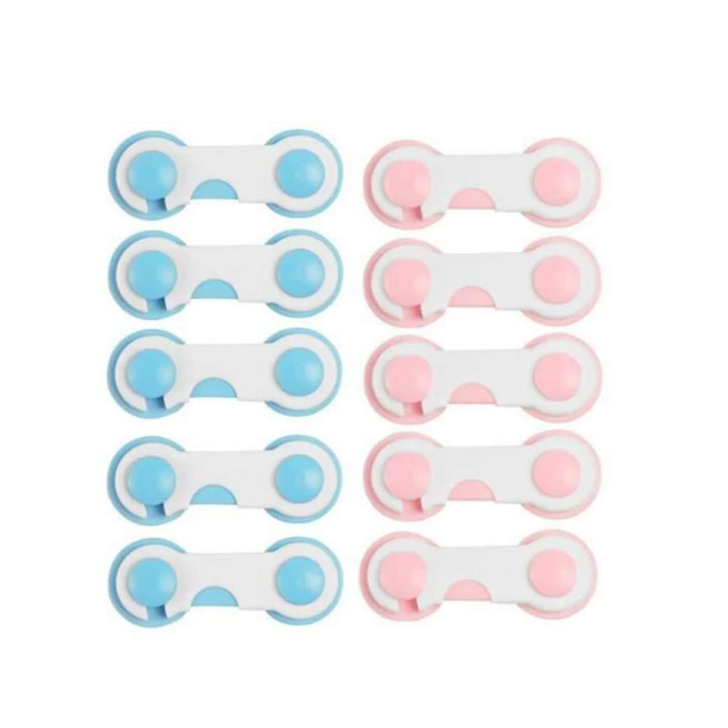 

10Pcs Kid Safety care Cabinet Lock Ambry Cupboard Closure Drawer Safty Closet Potector Door Child Chidren Baby Security Lock
