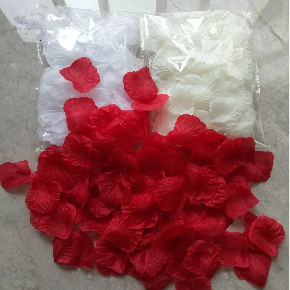 Piecemeal 100pcs Rose Petals Petalos De Rosa Wedding Decoration Artificial Fabric petalos de rosa