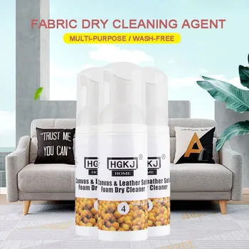 

50ML Portable Household Cleaning Chemicals Multi-purpose Cloth Sofa Foam Dry Cleaner For Living Room Hotel Leather Carpet