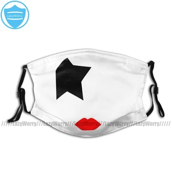 

Kiss Band Mouth Face Mask Paul Stanley From KISS Band Starchild Facial Mask Cool Fashion with 2 Filters for Adult
