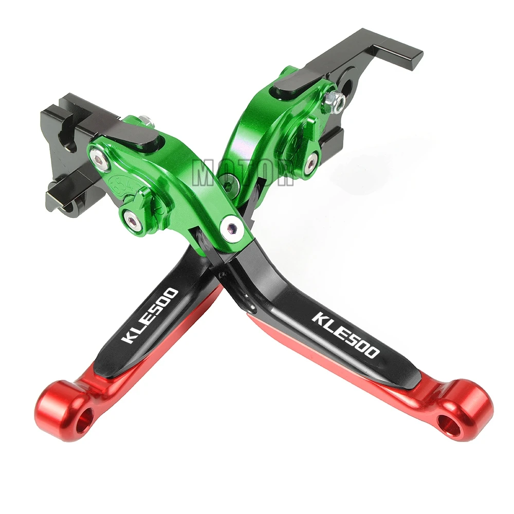 Сводные сцепные рычаги для Kawasaki KLE500 KLE 500 1991-2007 2006 2005 2004 2003 2002 мотоцикл Регулируемый складной рычаг