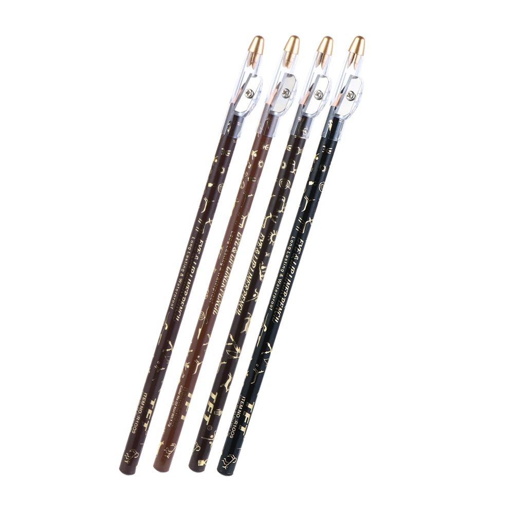 Hot 1PC Waterproof Eyebrow Pencil With Sharpener Long Lasting Eyebrow Enhancers Brow Liner Pen Cosmetic Eye Makeup Tools 4 Color Hot 1PC Waterproof Eyebrow Pencil With Sharpener Long Lasting Eyebrow Enhancers Brow Liner Pen Cosmetic Eye Makeup Tools 4 Color