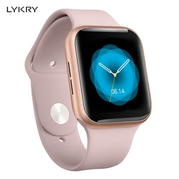 

LYKRY I7 S Bluetooth Call Smart Watch Men Women 1.54 inch Full Touch Gesture Siri Voice Assistant Sport Fitness Watch Band