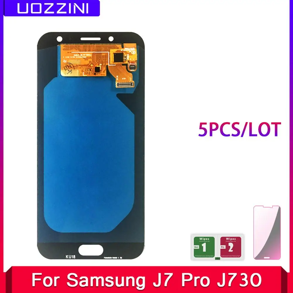 

5 Pcs/Lot 5.5'' LCD Display For Samsung Galaxy J7 Pro 2017 J730 J730F With Touch Screen Digitizer Assembly For SAMSUNG J7 2017