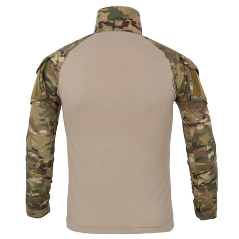 Frog Camouflage T-shirt Men Quick Dry Hiking Riding Training Fishing Tactical Long sleeve T Shirts 5XL Hunting Clothing Sport T Shirt Long Sleeve T Shirt