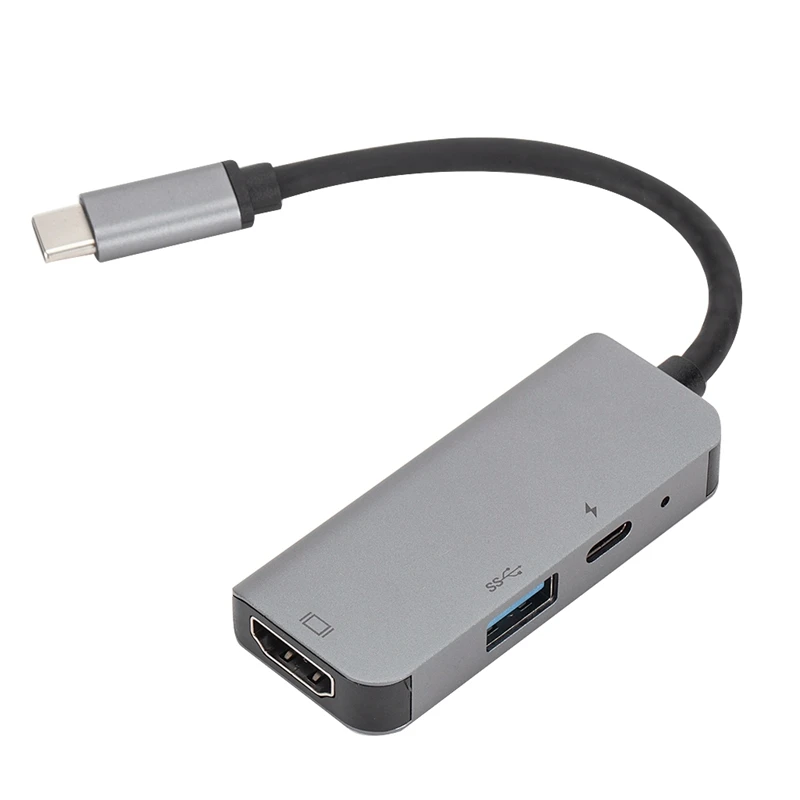 USB C концентратор type C до 4K HDMI концентратор USB 3,0 адаптер PD зарядный порт для MacBook Pro samsung Galaxy S8 huawei P20 Pro