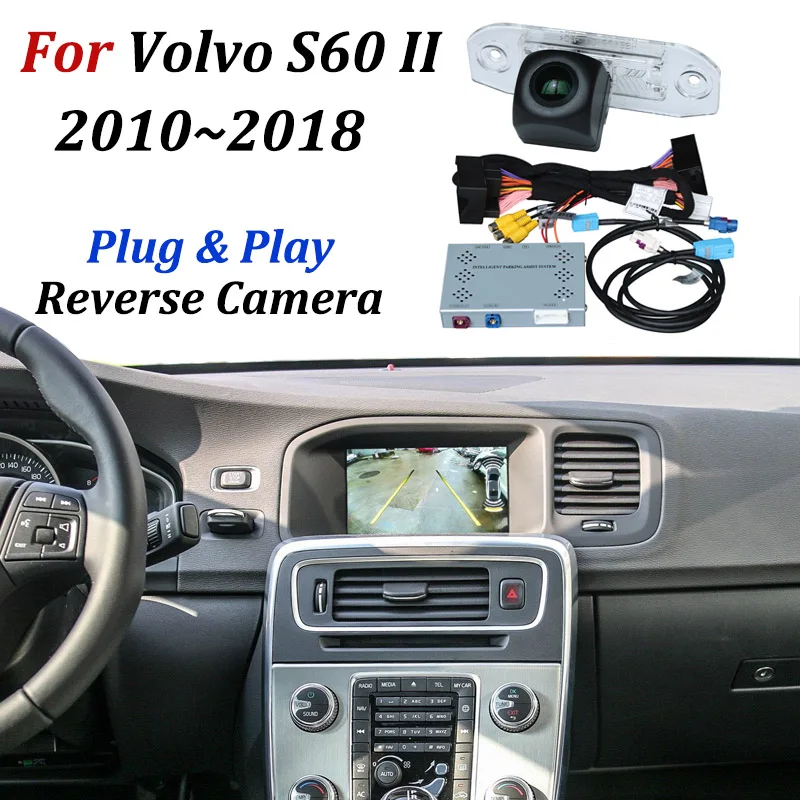 Для Volvo S60 2010 ~ 2018 OEM Экран дисплея HD рыбий глаз ультра широкоугольный