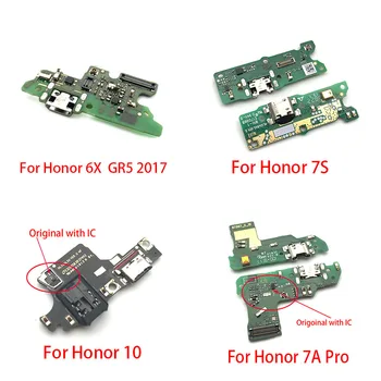 

10pcs/lots For Huawei Honor 10 7X 7S 6X GR5 2017 7A Pro Global Russia USB Connector Charging Port Flex Cable Replacement Parts