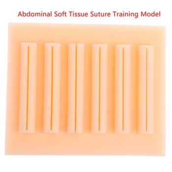 

1pc Abdominal Soft Tissue Laparoscope Surgical Suture Skin Kit Model Practice Pad school accessories