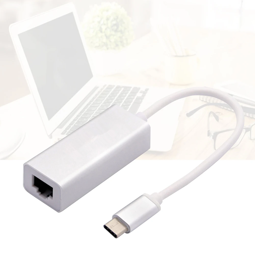 Стабильный адаптер Ethernet простые в эксплуатации аксессуары USB компьютер Профессиональный офис портативный сетевой карты тип-c к RJ45 проводной