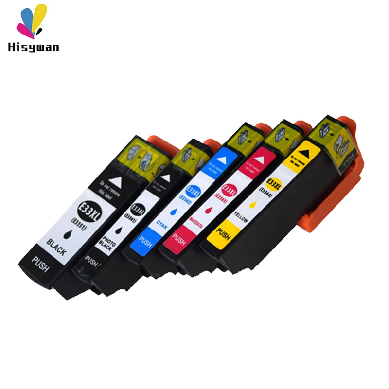 Чернильный картридж Hisywan 33XL для Epson T3351 T3361 XP530 XP630 XP830 XP635 XP540 XP640 XP645 принтер