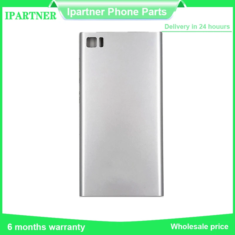 

Back Housing For XIAOMI Mi3 Back Battery Cover Mi 3 Door With Volume Power Button Replacement Part Quality