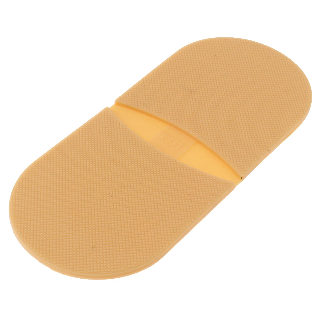 Pair Rubber Glue On Heels Shoe Sole Repair Anti Slip Tips Pad Replacement