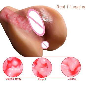 Big Artificial Vagina Realistic Male Masturbator Real Pocket Pussy Masturbatings Erotic Intimate Goods T Sex Toys for Adults Men 2