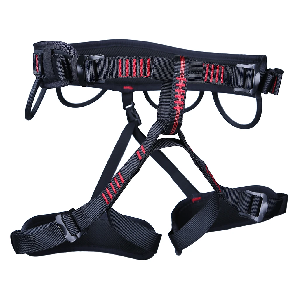 Outdoor Rock Climbing Harness Safety Sit Bust Belt Mountaineering Tree Surgeon Rappelling Rescue Fall Protection